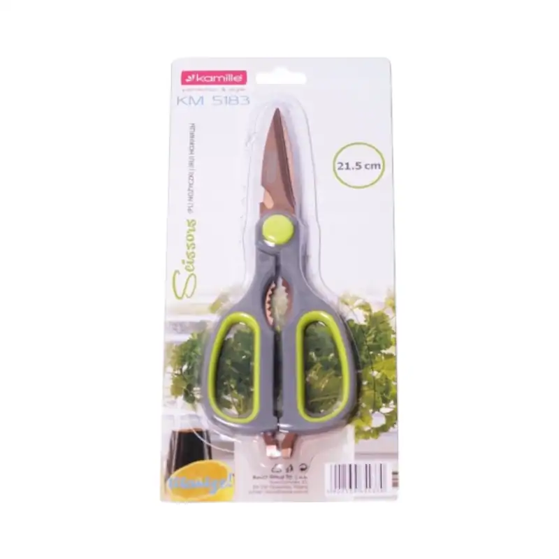 Foarfece de bucatarie 21.5 cm cu spargator de nuci