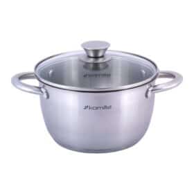 Cratita din otel inoxidabil de 2 litri cu capac