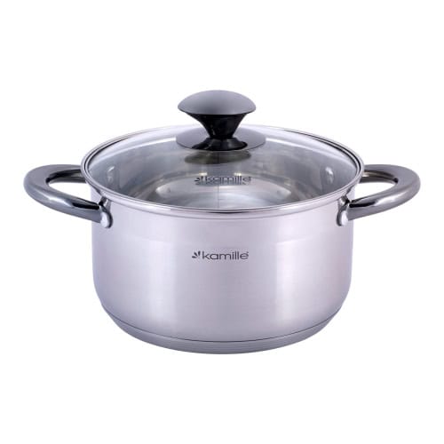 Cratita din otel inoxidabil de 3 litri cu capac