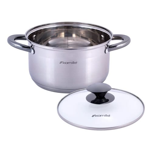 Cratita din otel inoxidabil de 3 litri cu capac - imagine 5