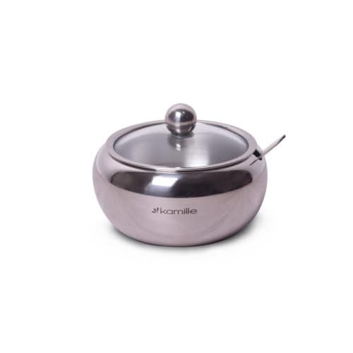 Bol de zahar din otel inoxidabil 460 ml