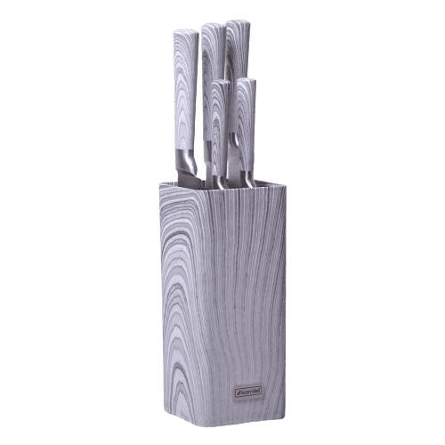 Set de cutite 6 piese cu bloc de depozitare