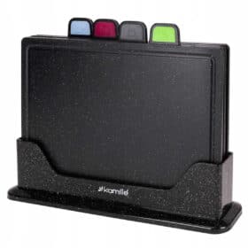 Set de 4 rocatoare, cu suport