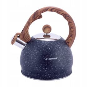 Ceainic, inox, 2 L, fluier, multicolor