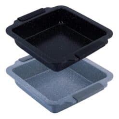 Tava de copt 30.5x27x6 cm marmorata