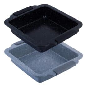 Tava de copt 30.5x27x6 cm marmorata