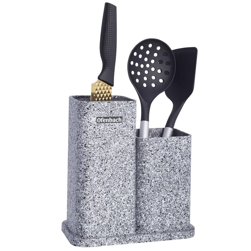 Organizator cutite 2 compartimente, bloc bucatarie - imagine 2