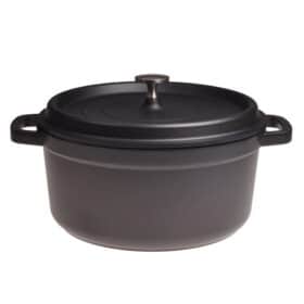 Oala traditionala, aluminiu, antiaderent, 4.5 L, negru