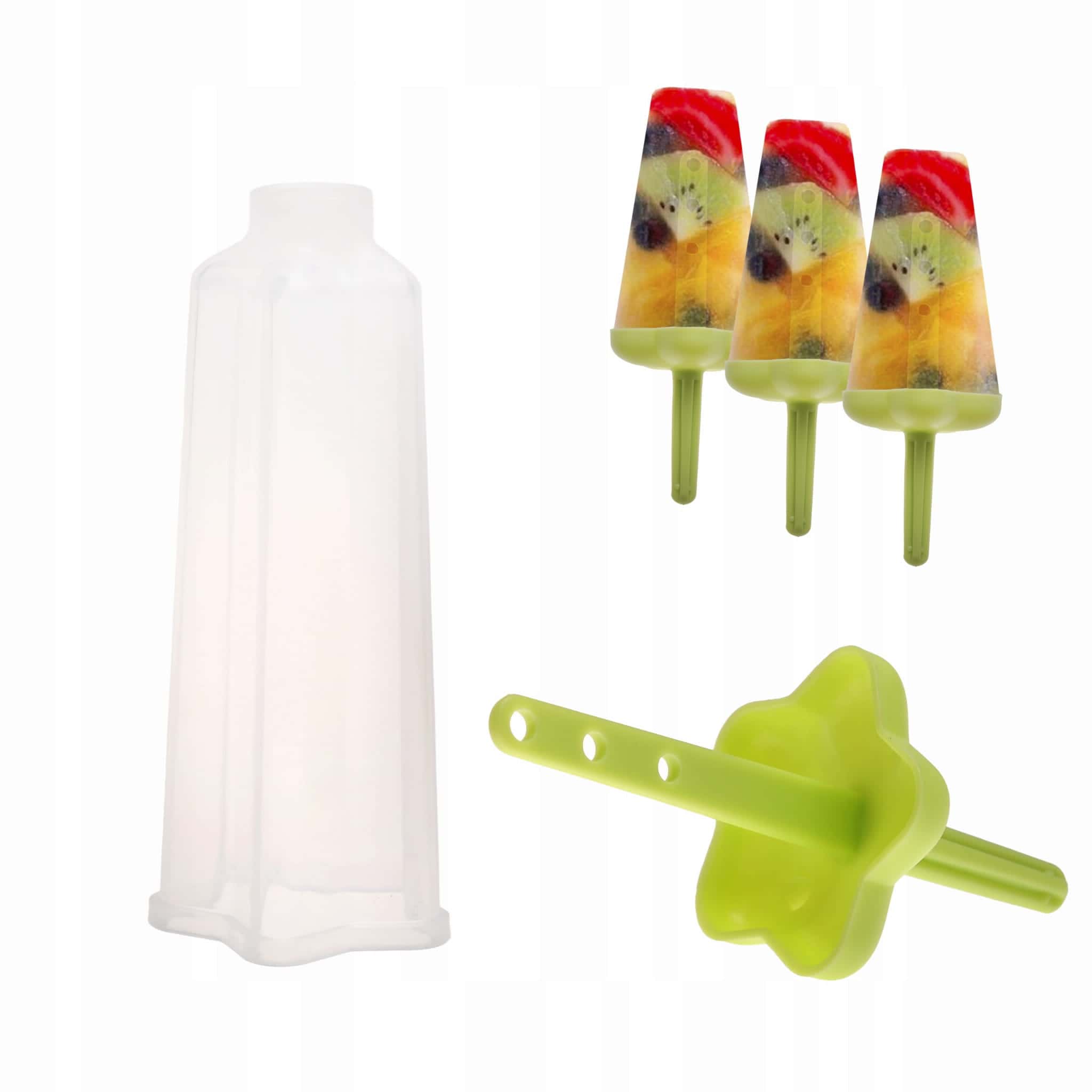 Set 6 forme pentru inghetata, reutilizabile, cu suport - imagine 2