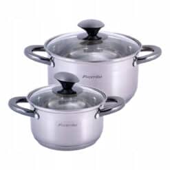Set 2 oale, inox, capace sticla, 1.5 L/3.0 L, inductie