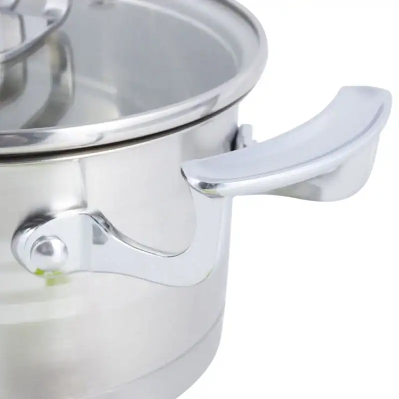 Cratita din inox 1.5 l cu capac - imagine 4