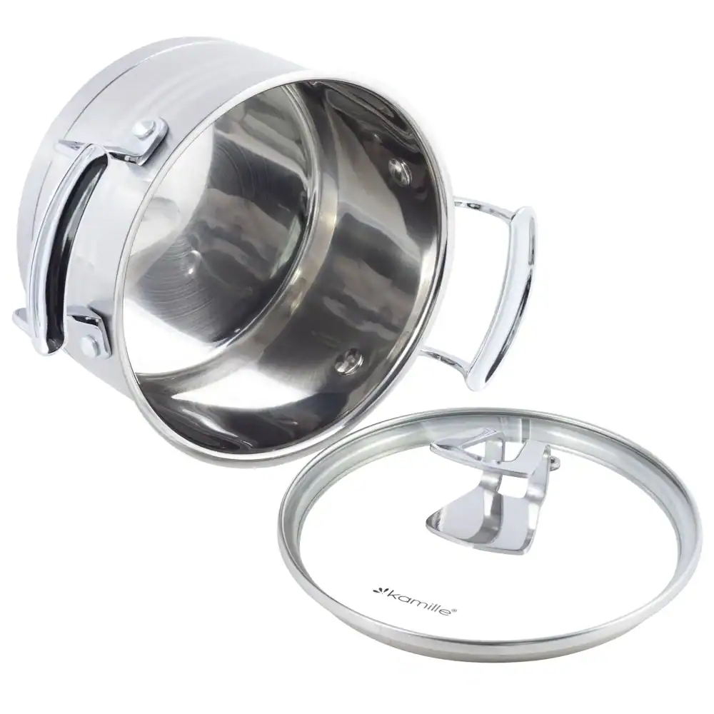 Cratita din inox 1.5 l cu capac - imagine 5