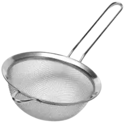 Sita lingura cu fante 12 cm, din otel inoxidabil