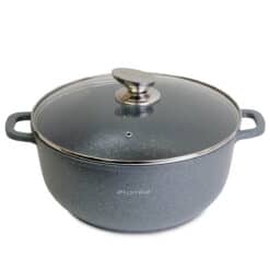 Oala cu capac sticla, 6.5 L, 28 x 12.5 cm