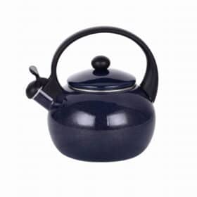 Ceainic traditional cu fluier, 2.2 L, emailat, granat