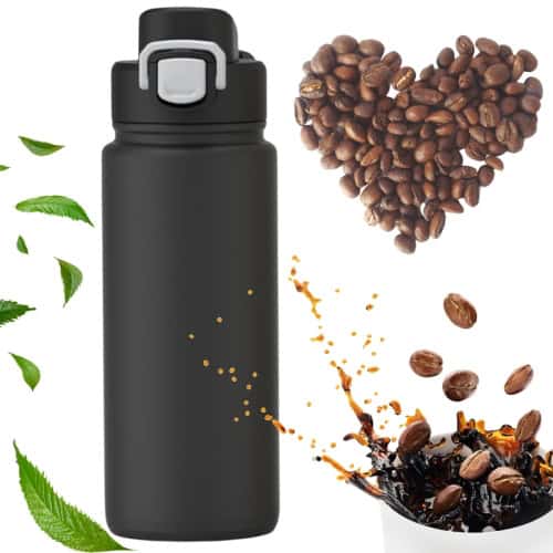 Sticla termica sport 600 ml neagra