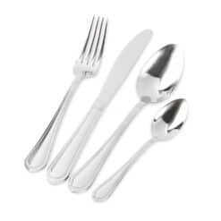 Set 24 tacamuri, inox, 6 persoane, luciu oglinda