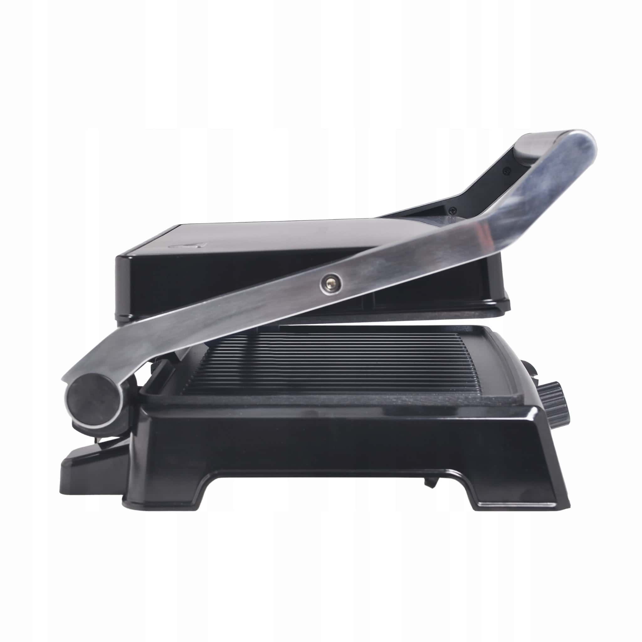 Gratar electric, placi antiaderente, 2000W, inox, deschidere 180? - imagine 5