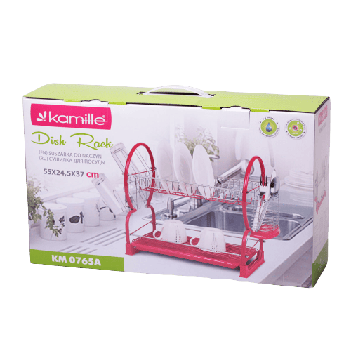 Scurgator vase, 55 x 24.5 x 37 cm, suport tacamuri si pahare - imagine 3