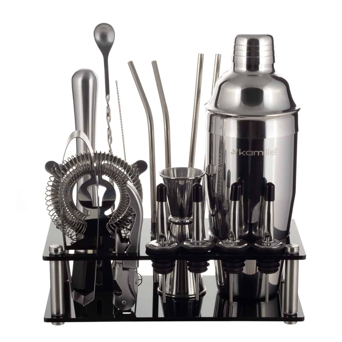 Set barman, 17 piese, inox, 700 ml