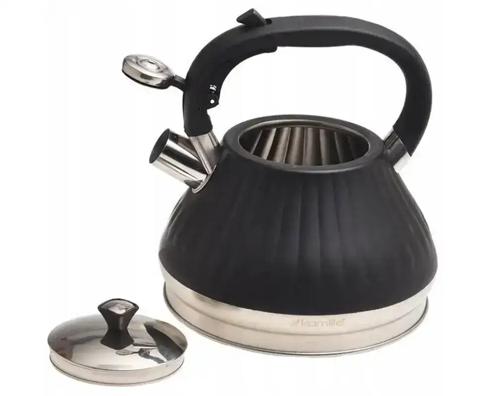 Ceainic din otel inoxidabil 3 l negru - imagine 4