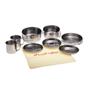 Set de vase turistice 8 piese, pentru camping