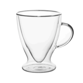 Set de pahare din sticla dublu strat 300 ml