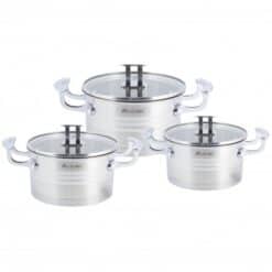 Set de 6 oale din otel inoxidabil