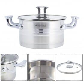 Cratita din inox 4.4 l cu capac