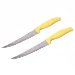 Set de 2 cutite cu manere colorate