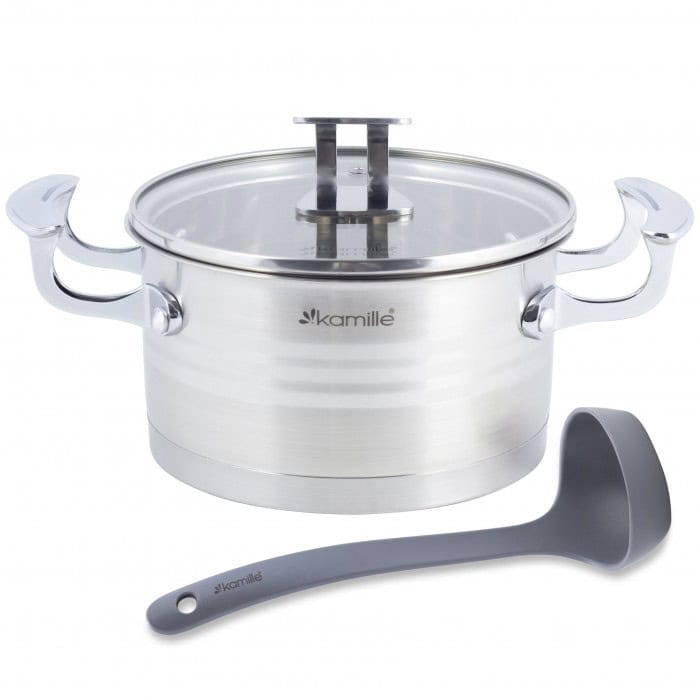 Cratita din inox 5.7 l cu capac - imagine 6