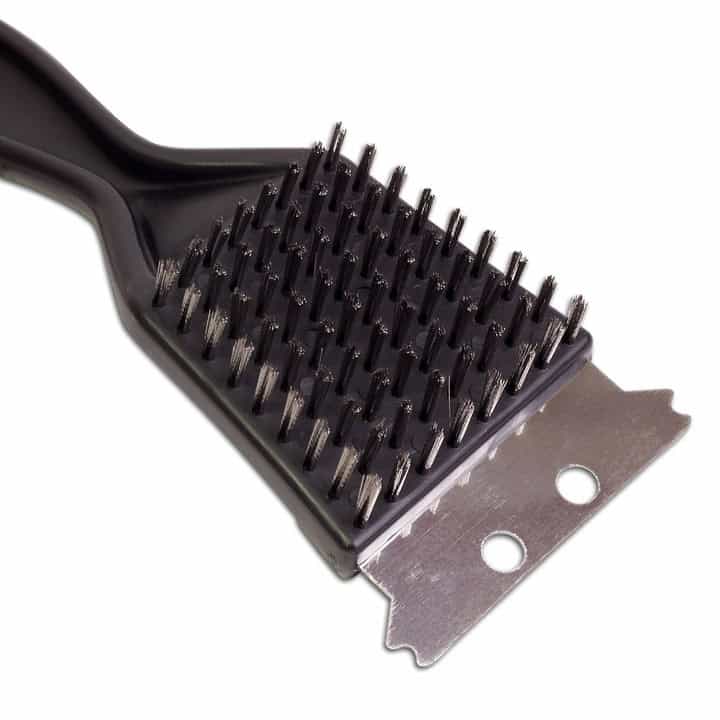 Perie pentru grătar 2‑în‑1 cu răzuitor – curățare rapidă și eficientă - imagine 2