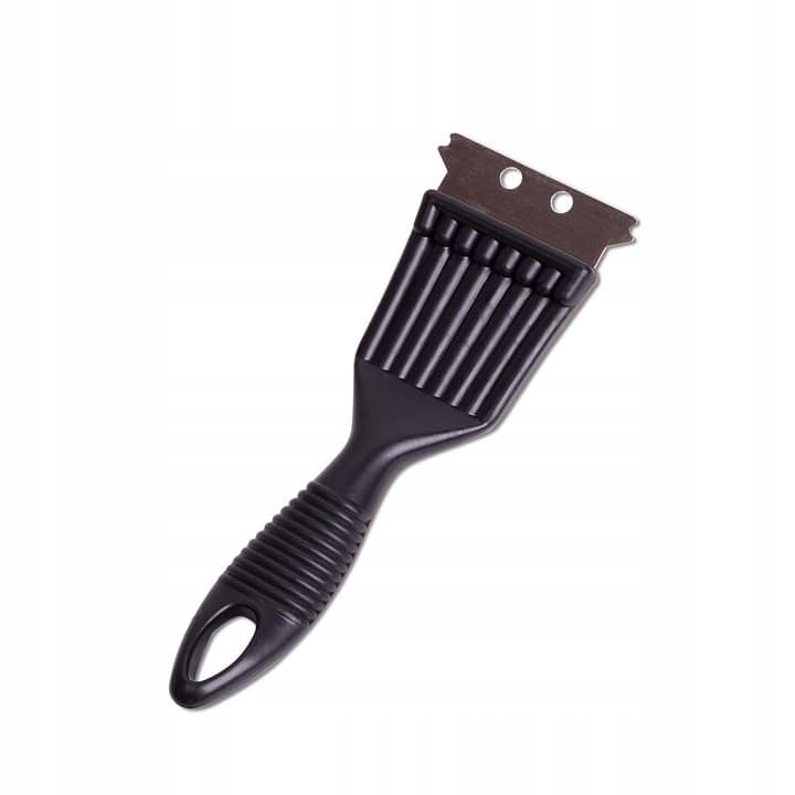 Perie pentru grătar 2‑în‑1 cu răzuitor – curățare rapidă și eficientă - imagine 3