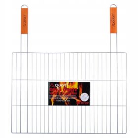 Plasă grătar CKAYT 60 cm cu mâner din lemn