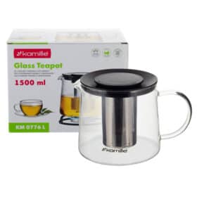 Infuzor de ceai si plante din sticla, 1500 ml, Kamille