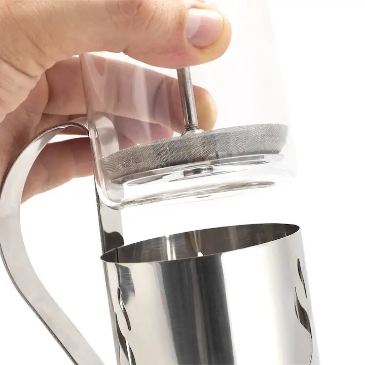 Ceainic cu infuzor 350 ml – sticlă și inox - imagine 5