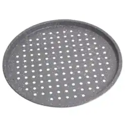 Tava de copt pizza, 33cm din otel carbon