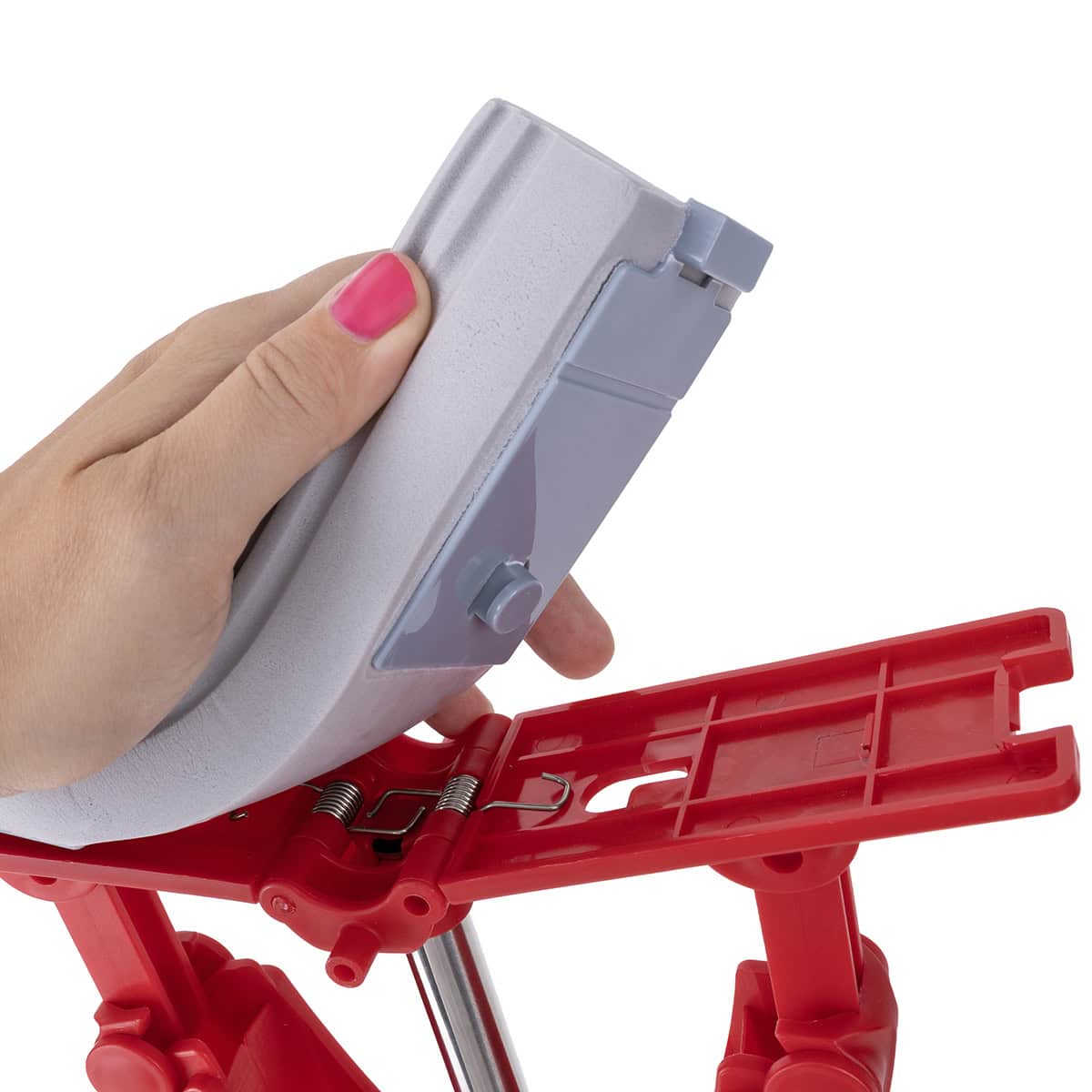 Mop pliabil cu galeata si storcator, burete PVA absorbant - imagine 7