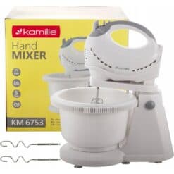 Mixer de mana cu bol, 250W, 5 viteze