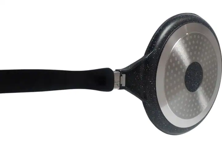 Tigaie pentru clătite Kamille 24 cm cu antiaderent Black Marble - imagine 3