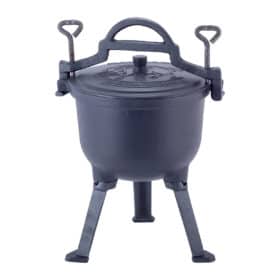 Cazan din fonta 8L cu invelis din marmura, Kamille