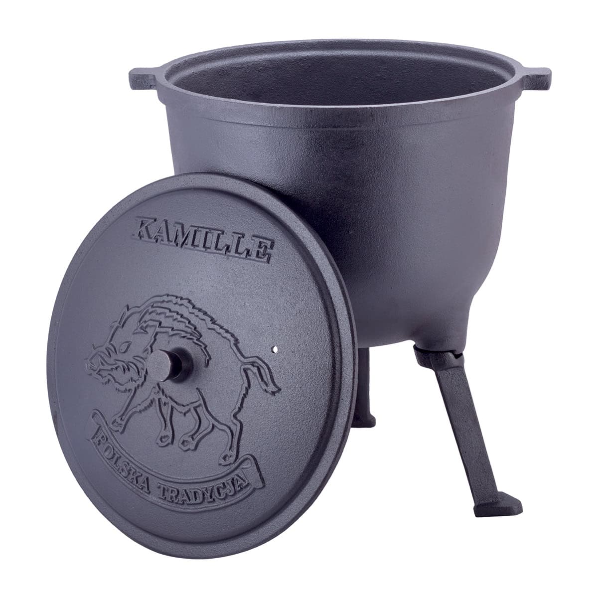 Cazan din fonta 15L, rezistent la temperaturi inalte - imagine 6