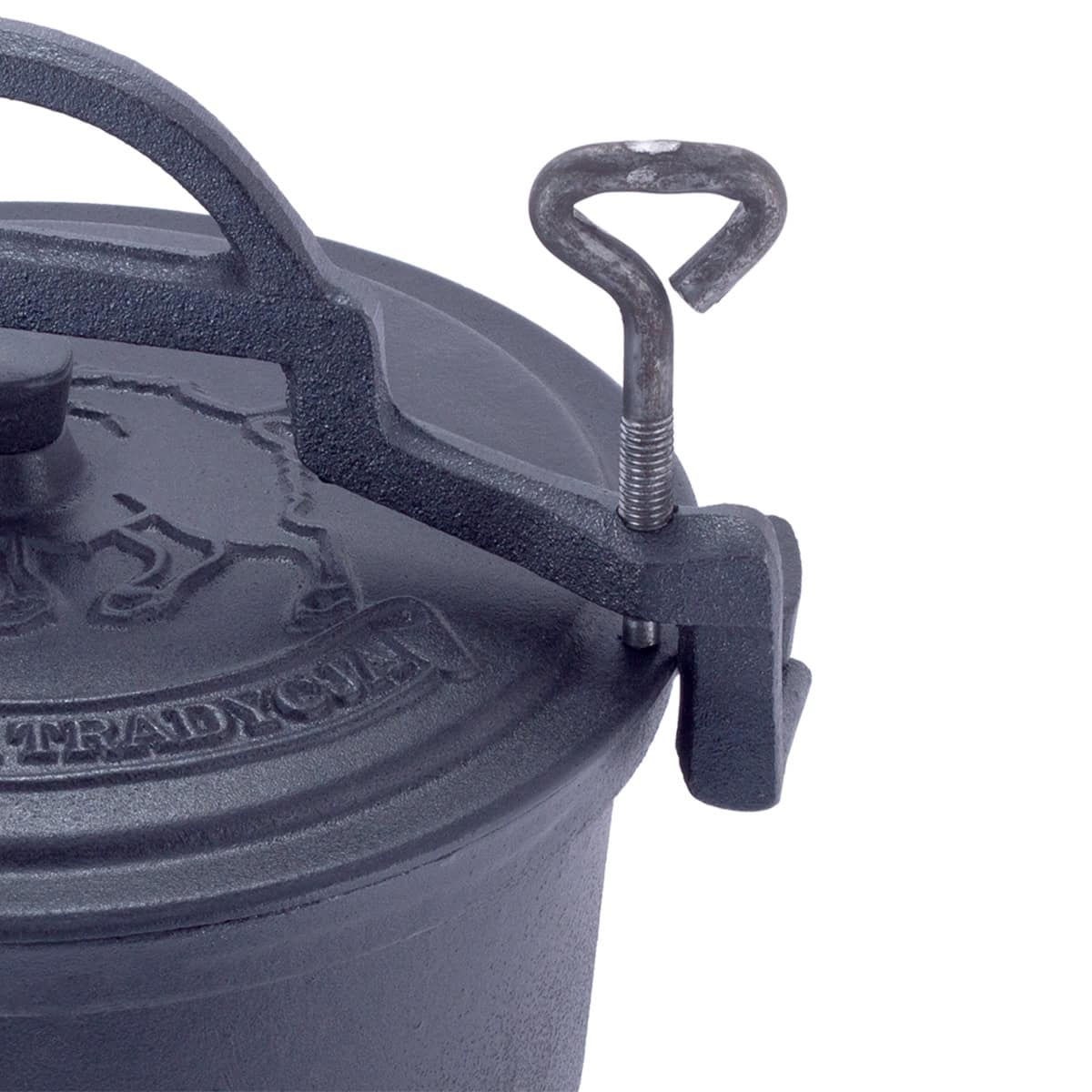 Cazan din fonta 15L, rezistent la temperaturi inalte - imagine 5