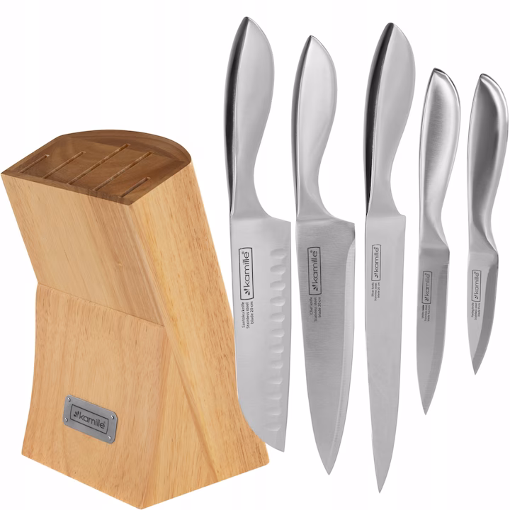 Set 6 Cuțite Bucătărie Kamille KM-5130