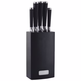 Set 6 cuțite Kamille KM‑5132 cu mânere negre
