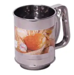 Sita pentru faina, din otel inoxidabil, 10x13 cm