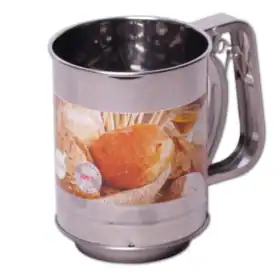 Sita pentru faina, din otel inoxidabil, 10x13 cm