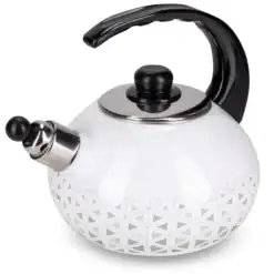 Ceainic emailat cu fluier integrat, 2.5L