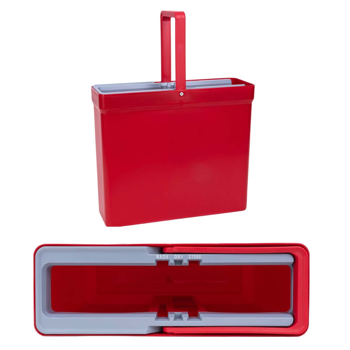 Mop pliabil cu galeata si storcator, burete PVA absorbant - imagine 3