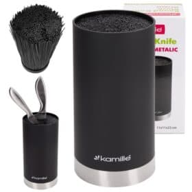 Suport rotund Kamille 22 cm pentru cuțite și ustensile